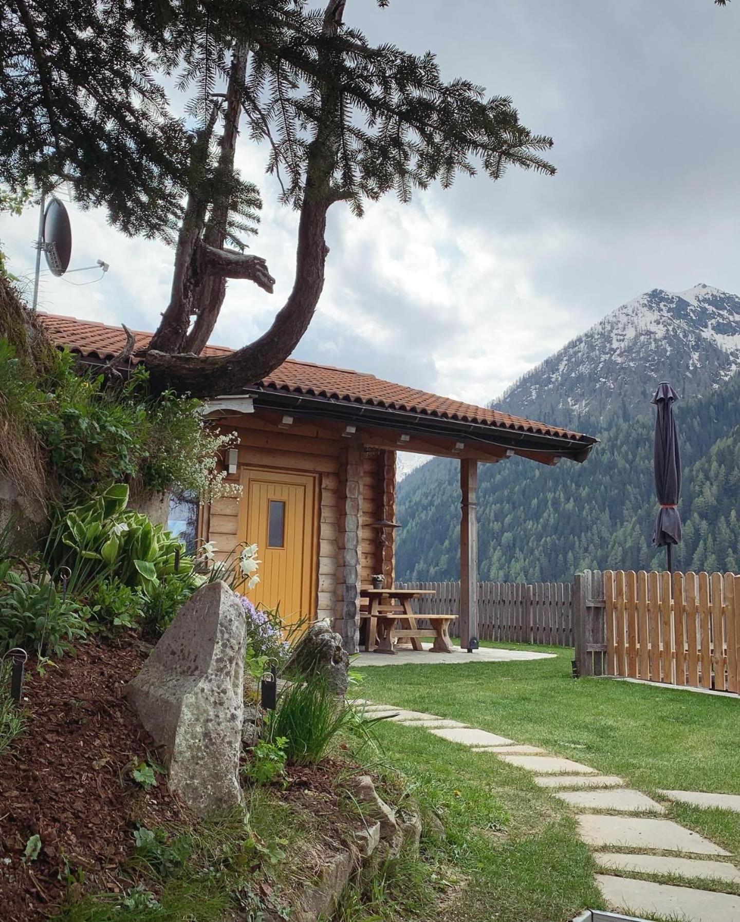 Chalet Leitn-Anger San Leonardo in Passiria Exterior foto